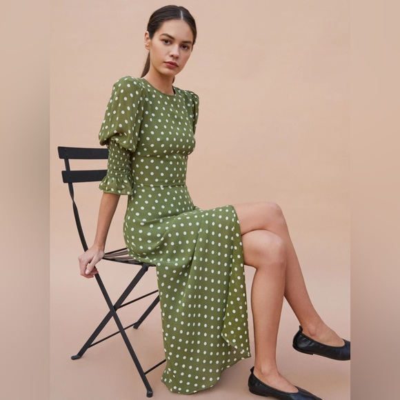 Reformation carolena dress size 0 - Picture 3 of 7